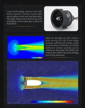 이미지를 갤러리 뷰어에 로드 , DiamondHobby Xfly 80mm EDF 12 Blades Ducted Fan with 3280 RC Brushless Moto KV2200 Thrust 3400g for 6S Jet Airplane Aircraft
