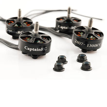 Carica l&#39;immagine nel visualizzatore di Gallery, 4pcs 2807-04 1300KV brushless Motor 6s for QAV FPV Racing Drone Quadcopter