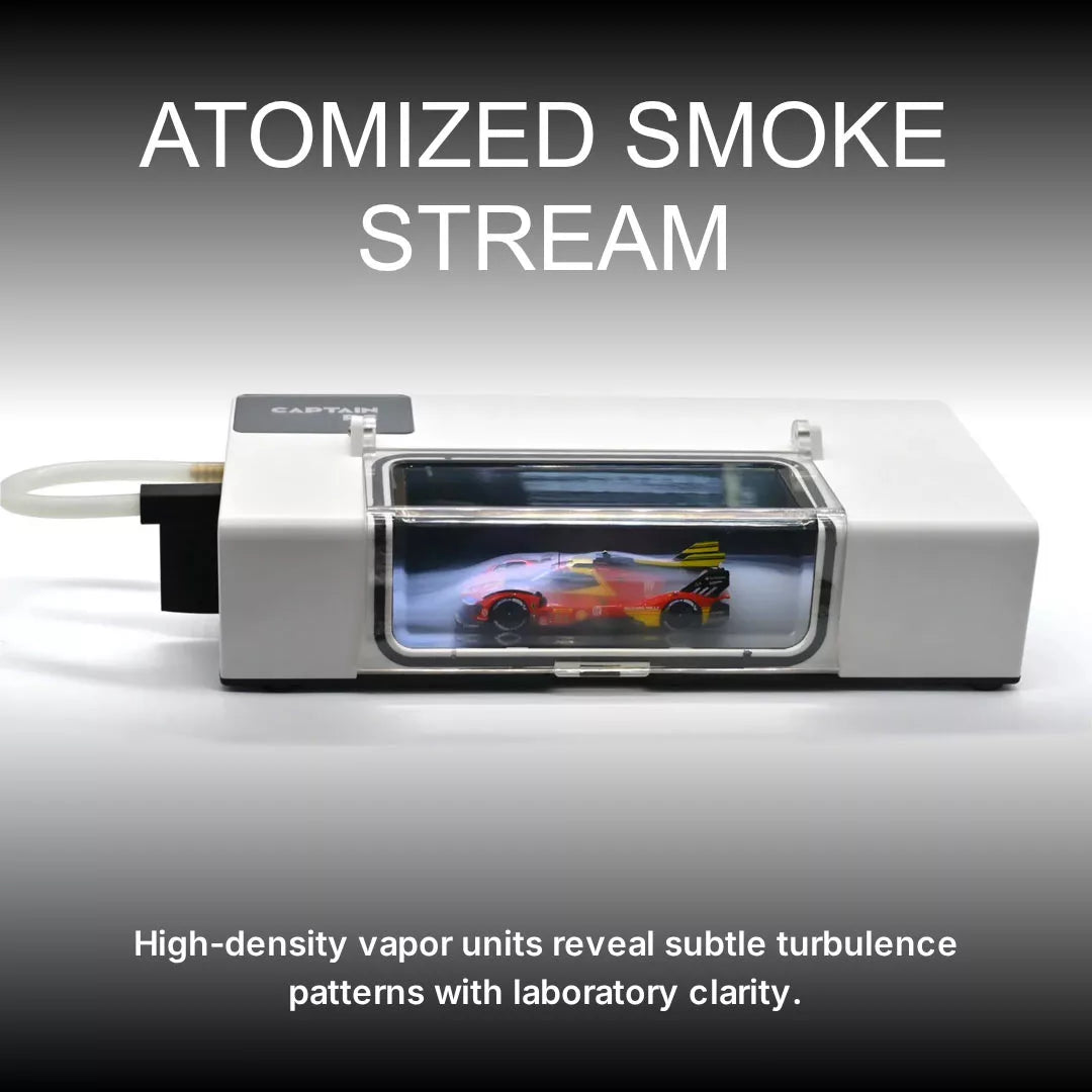 Captainrc 1:64 Model Car Desktop Wind Tunnel – Micro Aerodynamics with Smoke & LED