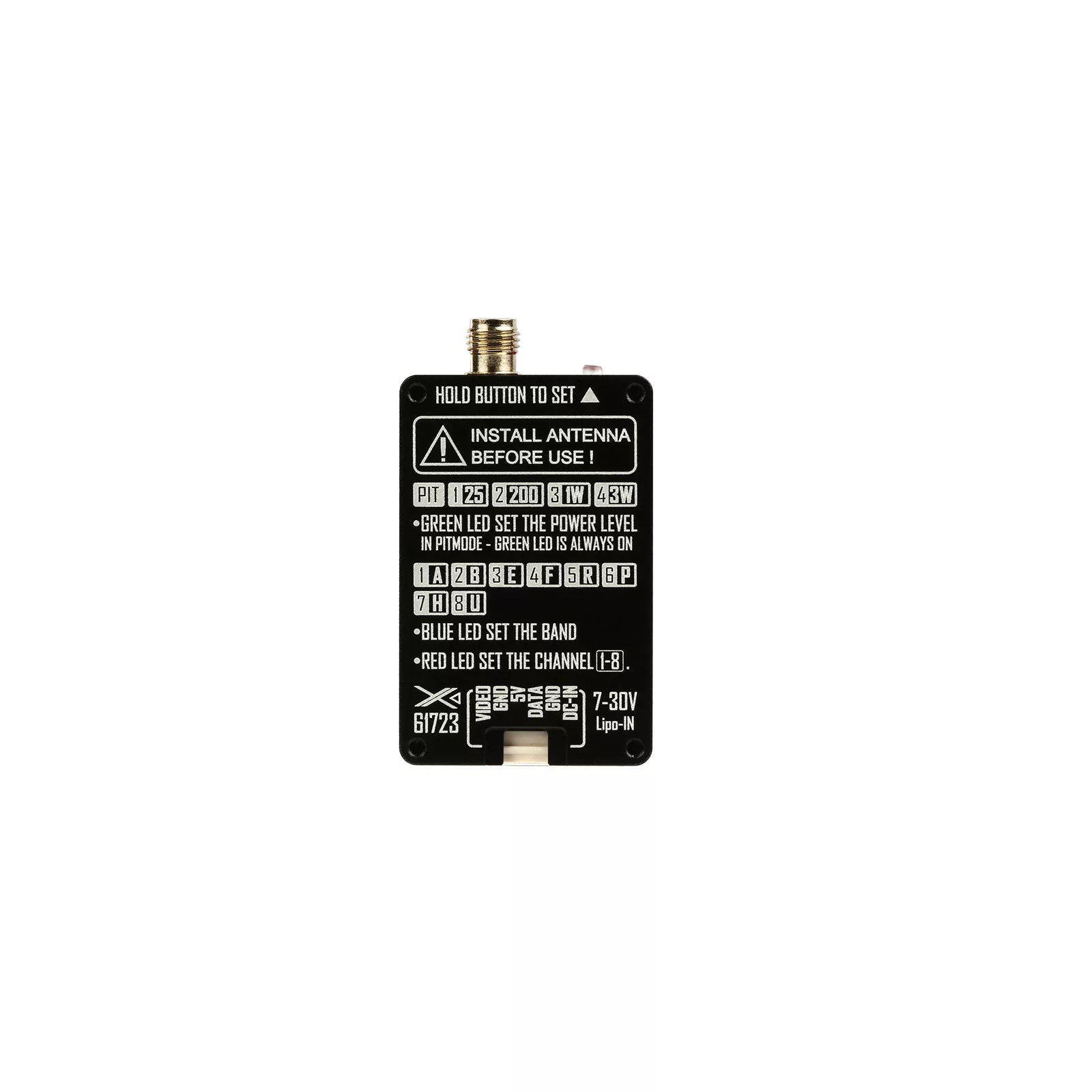 RUSHFPV 6.1G-7.2G XSPAN 3W VTX Transmitter Module