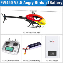 Load image into Gallery viewer, Fly Wing FW450L RC Helicopters