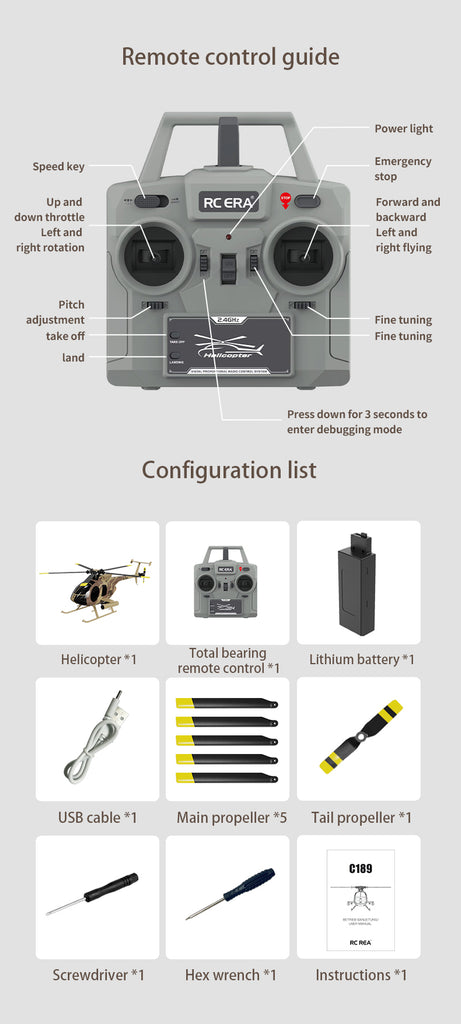 RC Helicopter c189