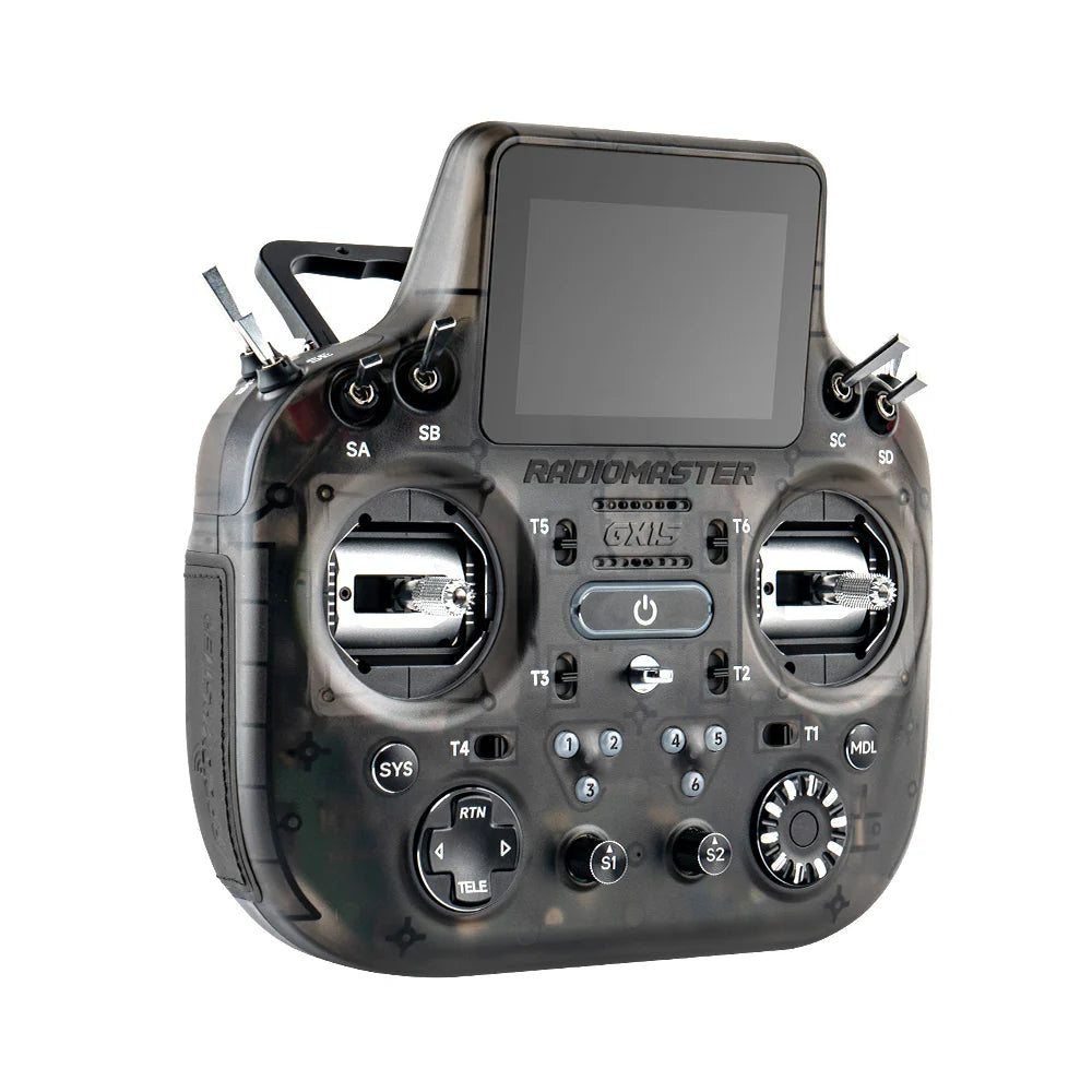 RadioMaster GX15 MAX ELRS Radio - AG02 CNC Gimbals, Gemini 2.4GHz