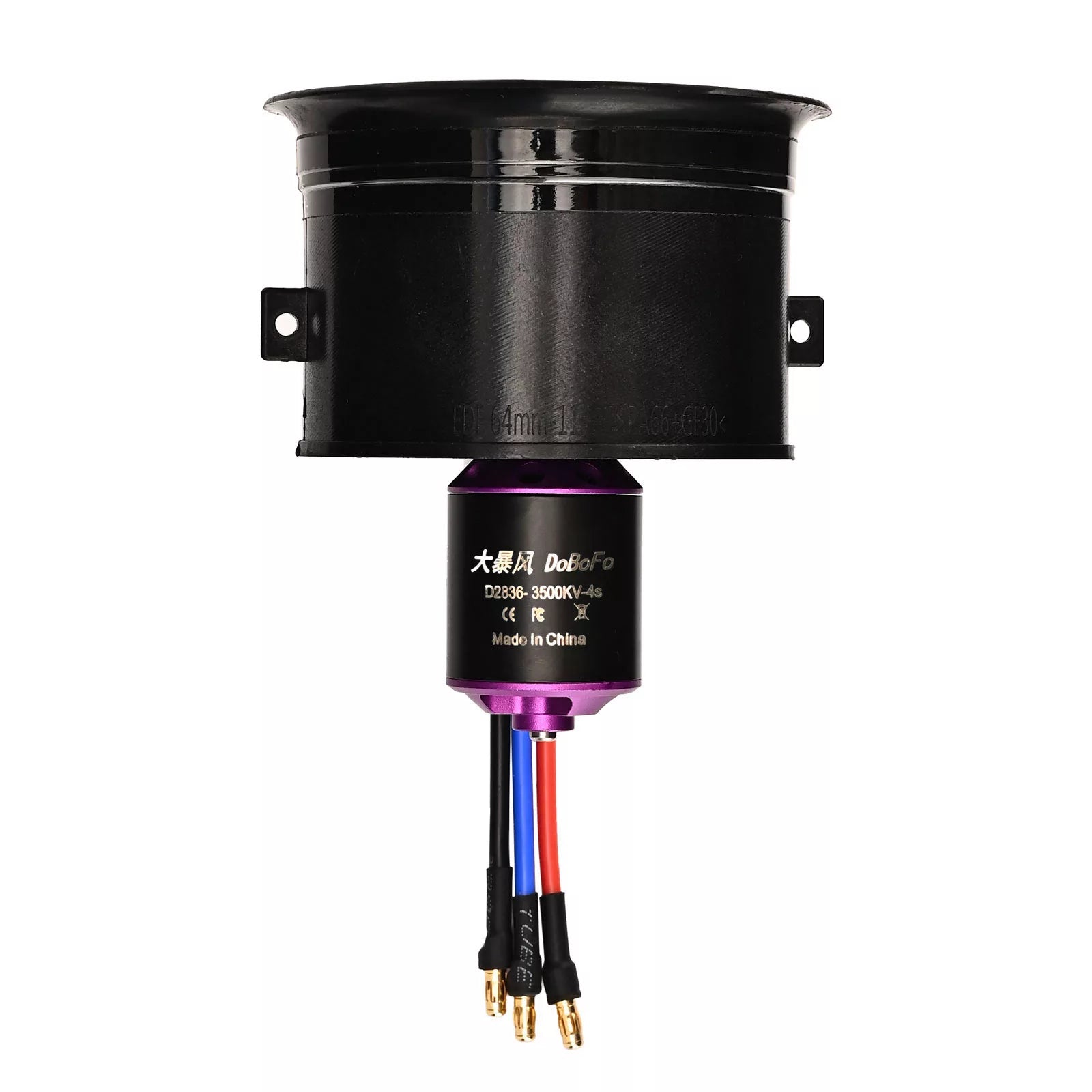 Bofo 64mm EDF Ducted Fan - 3500KV 3S/4S - 900g/1460g Thrust for RC