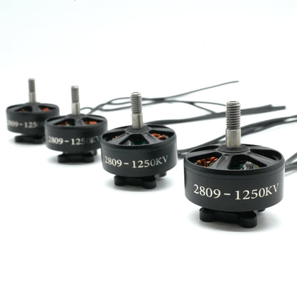 4pcs 2809-07 1250KV brushless Motor 6s for QAV FPV Racing Drone Quadcopter