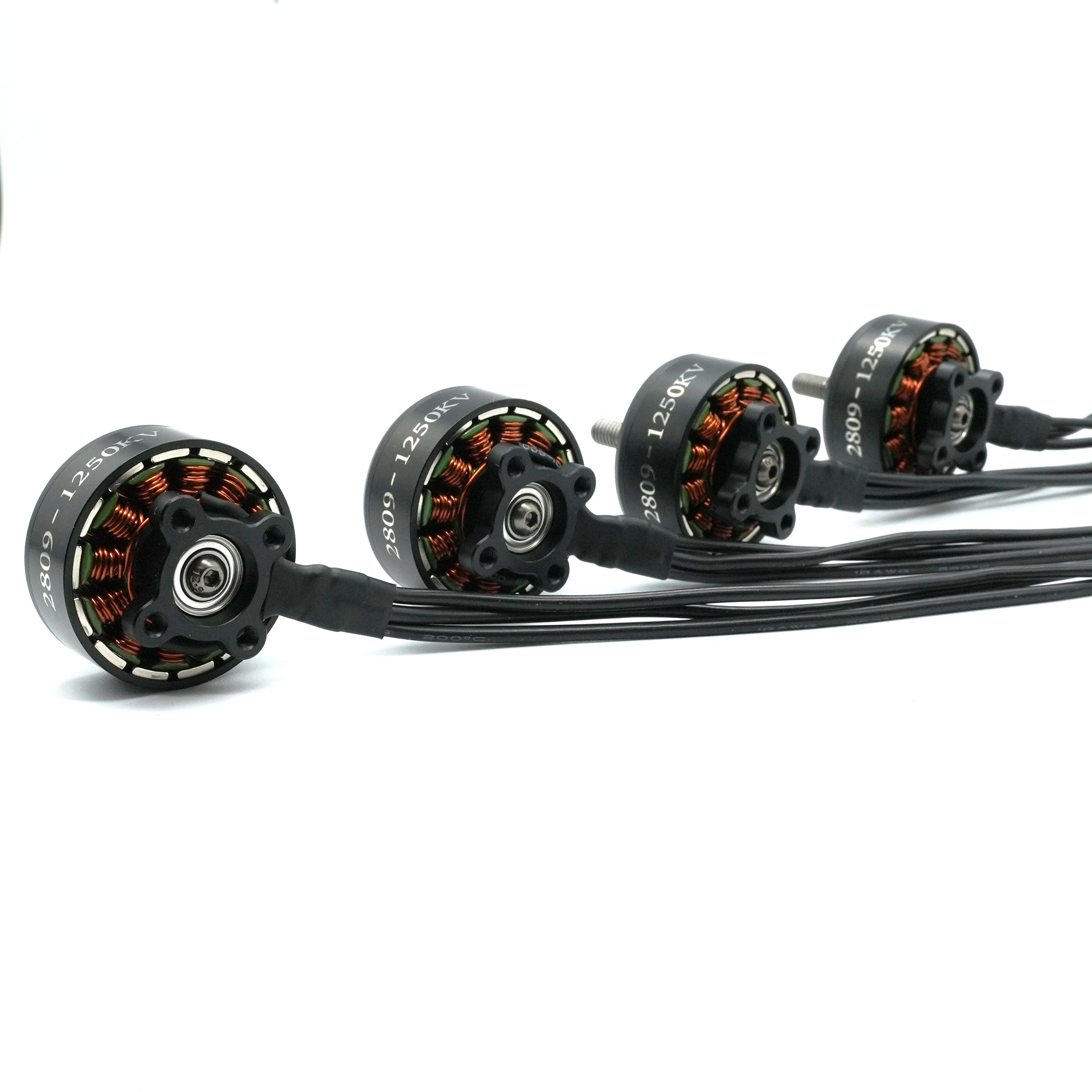 4pcs 2809-07 1250KV brushless Motor 6s for QAV FPV Racing Drone Quadcopter - CaptainRC