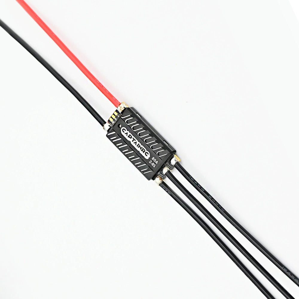 Captainrc 80A 2-8S Brushless ESC – High-Power Drone Speed Controller with AM32 Firmware