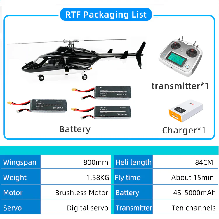 Fly Wing V2 FW450L RC Helicopter