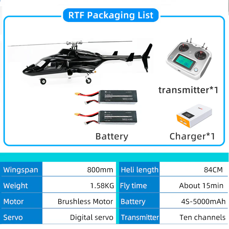 Fly Wing V2 FW450L RC Helicopter