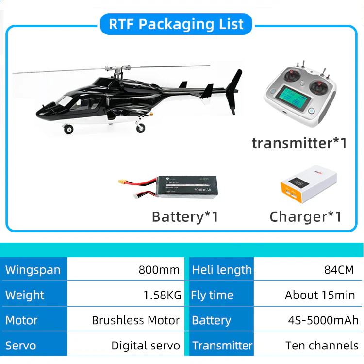 Fly Wing V2 FW450L RC Helicopter