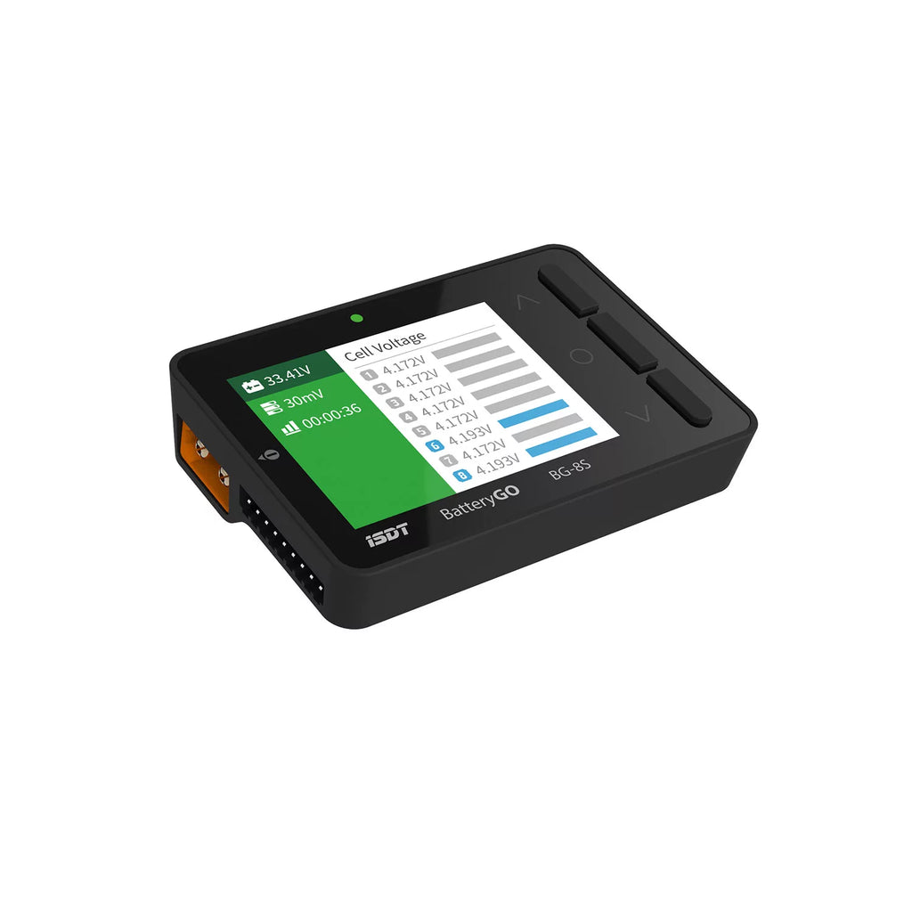 BG-8S Battery Meter, LCD Display Digital Battery Capacity Balance Checker for LiPo Batteries