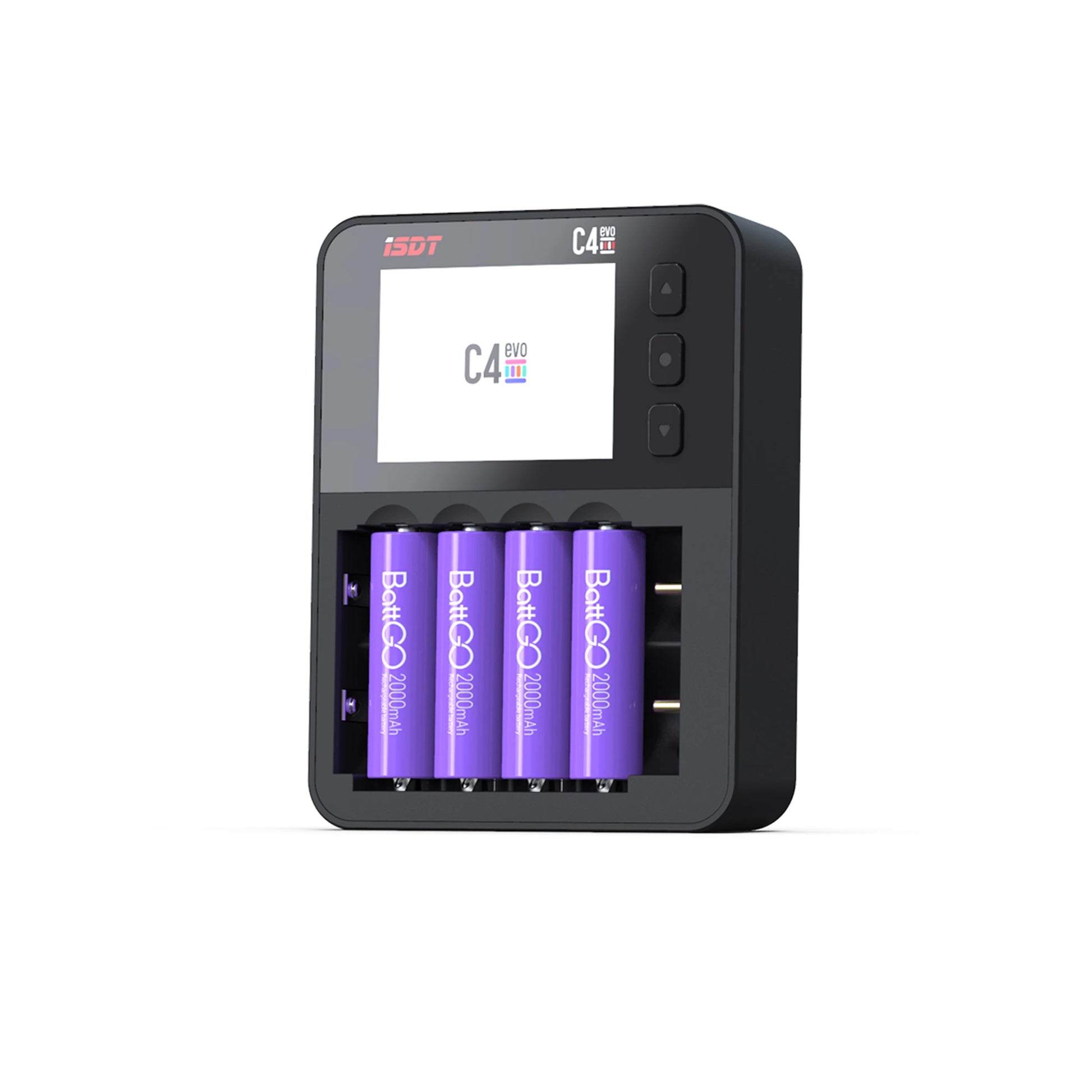 ISDT C4 EVO Smart Battery Charger - 6-Slot Independent Charging with IPS Display