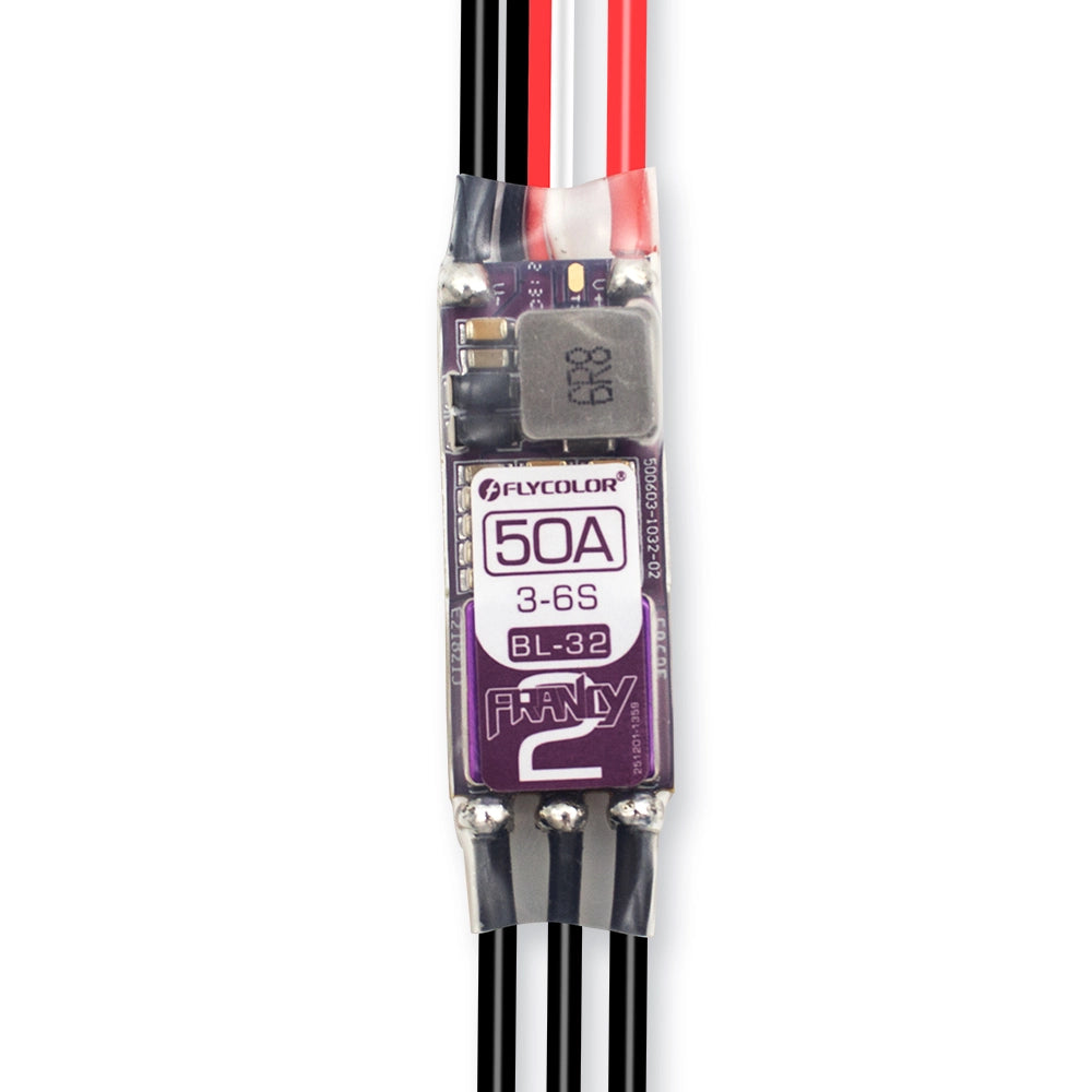 Flycolor Francy50A Brushless ESC - BLHeli32 DShot1200 3-6S BEC 5V/3A for RC Airplane