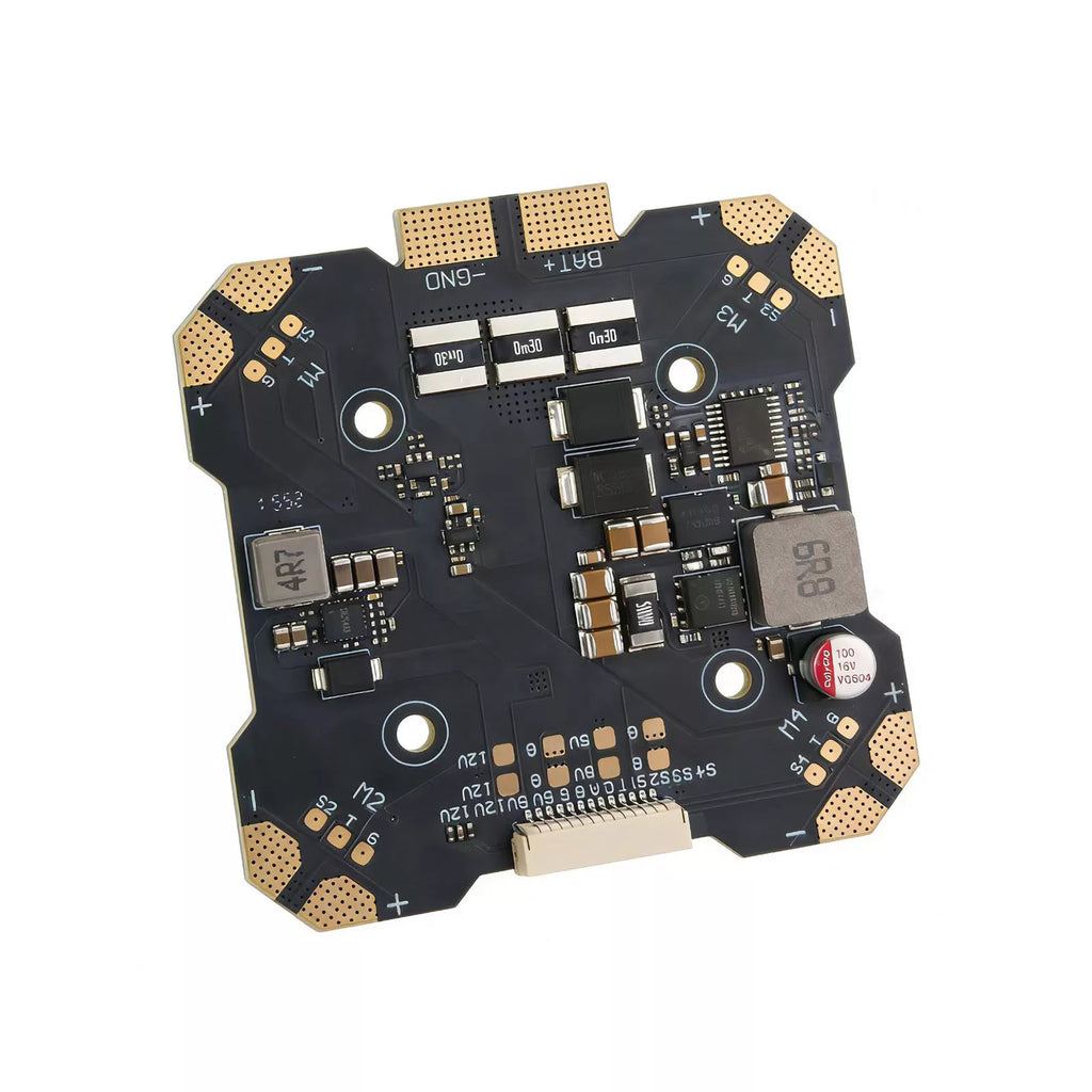 PDB X4 Power Distribution Board| 3-14S LiPo, 5V/12V BEC, 30.5x30.5mm Mount