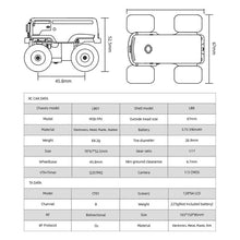 Carregar imagem no visualizador da galeria, LDARC M58 Mini FPV RC Car