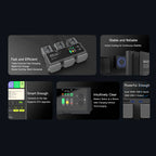 ISDT MA331 Air 3/3S Charging Hub - 200W 3-Channel Smart Charger with PD 45W Output
