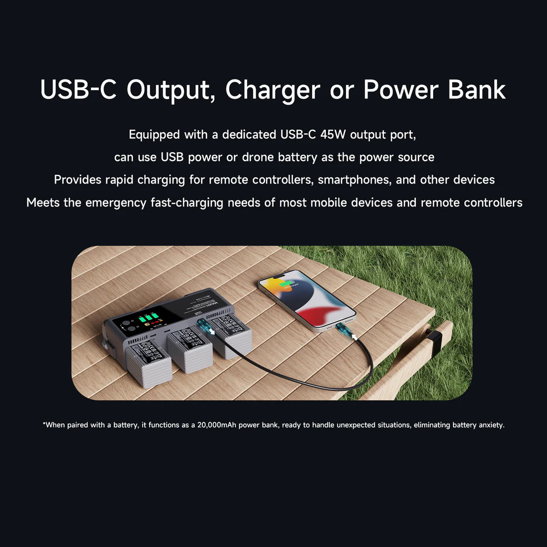 ISDT MA331 Air 3/3S Charging Hub - 200W 3-Channel Smart Charger with PD 45W Output