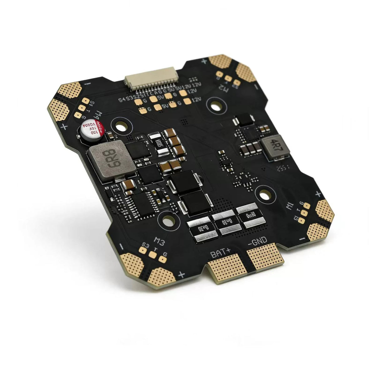 Pdb Power Module PDB X4 Power Distribution Board| 3-14S LiPo, 5V/12V BEC, 30.5x30.5mm M ...