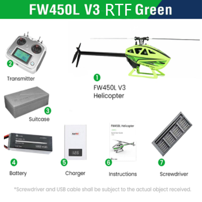 Fly Wing 450L V3 RC Helicopter