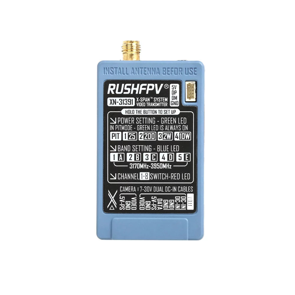 RUSHFPV 3.1G-3.9G XSPAN 10W VTX Transmitter Module