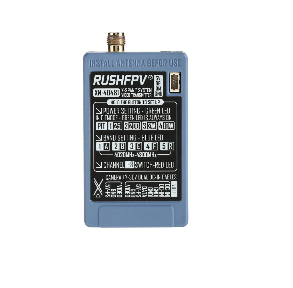 RUSHFPV 4G-4.8G XSPAN 10W VTX Transmitter Module