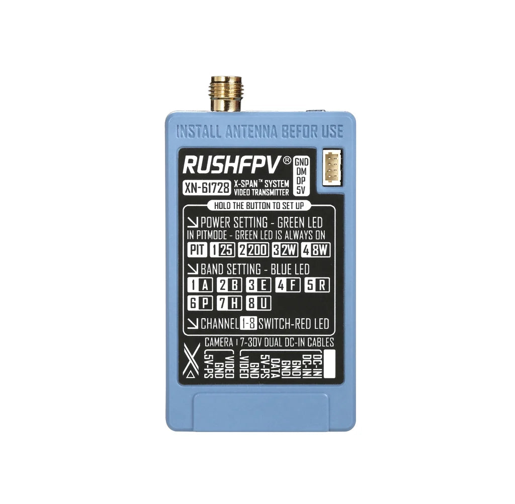 RUSHFPV 6.1G-7.2G XSPAN 8W VTX Transmitter Module