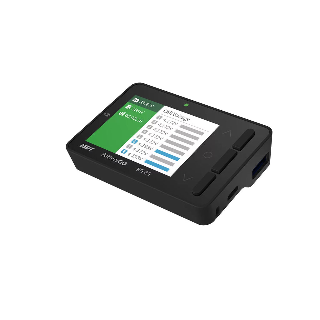 BG-8S Battery Meter, LCD Display Digital Battery Capacity Balance Checker for LiPo Batteries