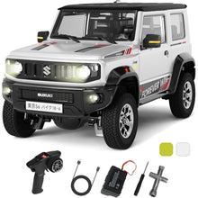 Cargar imagen en el visor de la galería, Suzuki Jimny 1:16 White Crawler RC Car