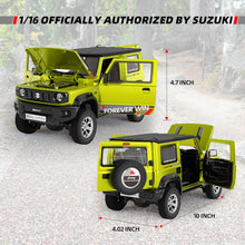 Cargar imagen en el visor de la galería, Suzuki Jimny 1:16 Green Crawler RC Car