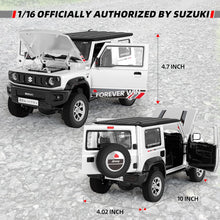 Cargar imagen en el visor de la galería, Suzuki Jimny 1:16 White Crawler RC Car