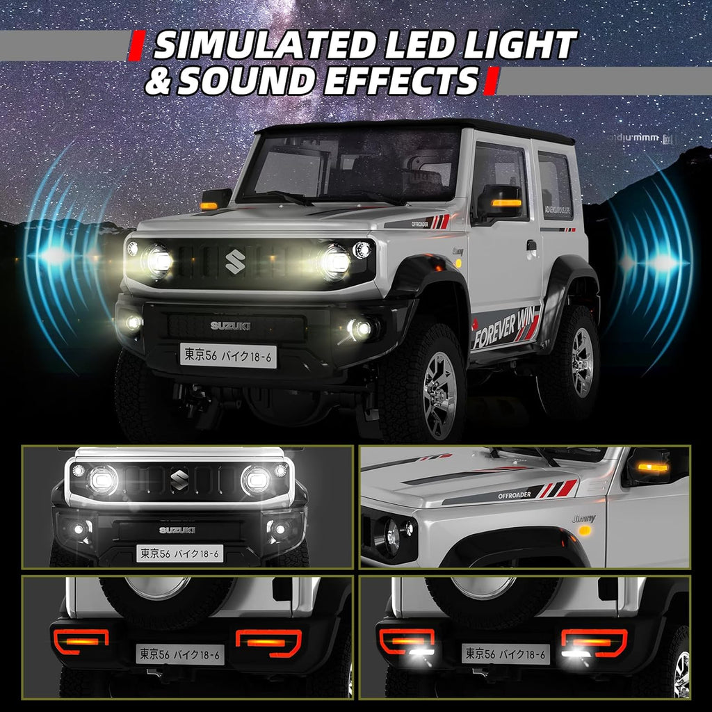 Suzuki Jimny 1:16 White Crawler RC Car