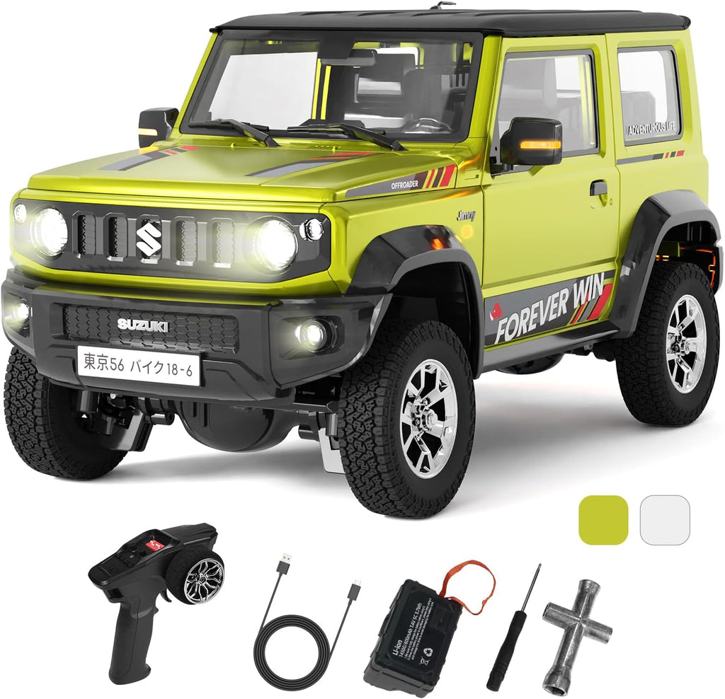 Suzuki Jimny 1:16 Green Crawler RC Car