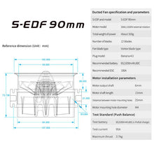 Load image into Gallery viewer, HSDJETS EDF 90mm Semimetallic-Electric Ducted Fan