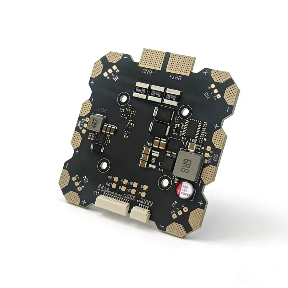 PDB X6 Power Distribution Board - 14S, 120A×6, Dual BEC, Anti-Spark for FPV Drones