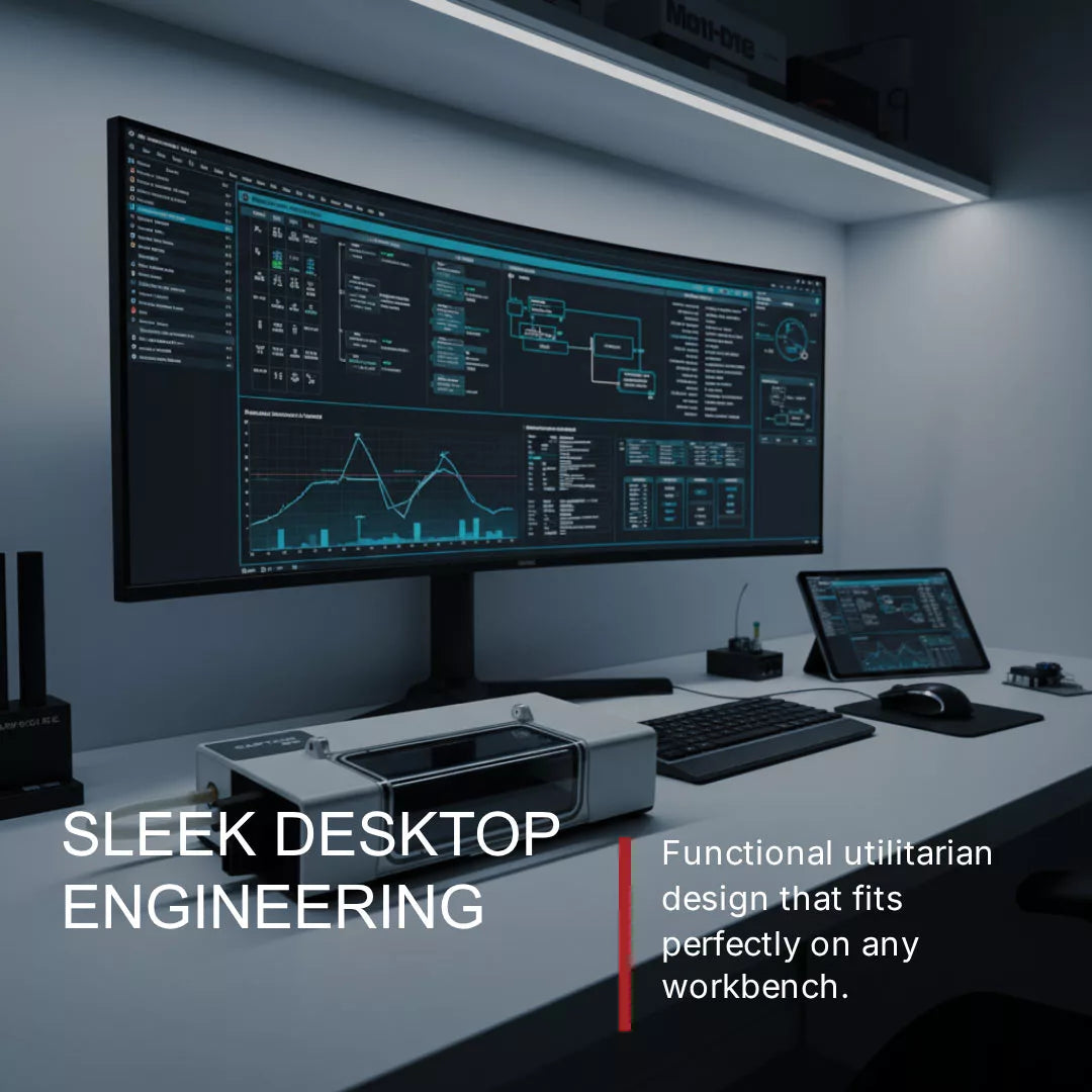 Captainrc 1:64 Model Car Desktop Wind Tunnel – Micro Aerodynamics with Smoke & LED