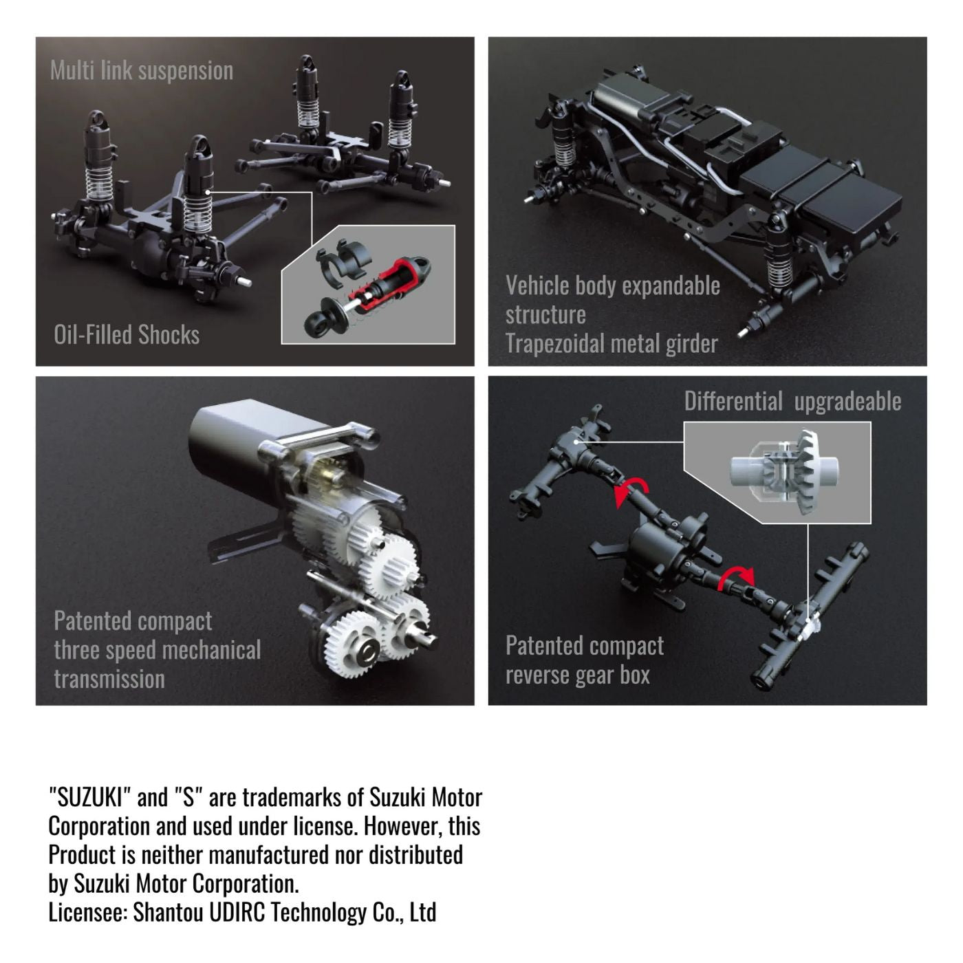 UD2401 RC Military Truck