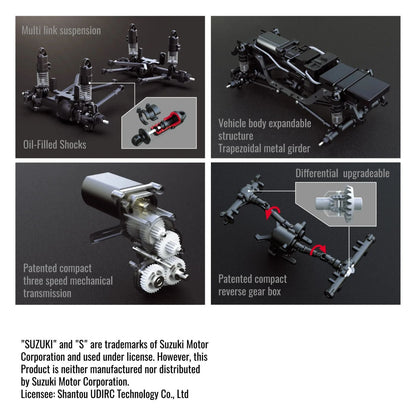 UD2401 RC Military Truck