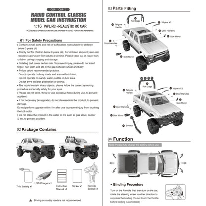 WPL C64 RC Truck(40%OFF)