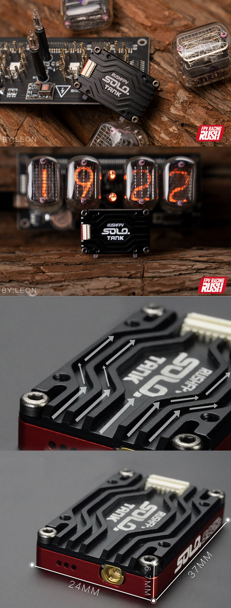 RUSH Solo Tank 5.8G VTX Video Transmitter - CaptainRC