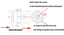 画像をギャラリービューアに読み込む, Hobbyhh 70mm 12 Blade EDF Flat Duct Fan Brushless Motor With 80A ESC For RC Jet Aircraft Model Spare Parts