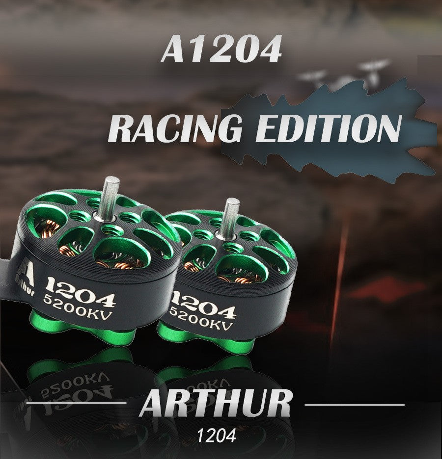 4Pcs/Lot FlashHobby Arthur Series A1204 2500KV 3100KV 5200KV 2-4S micro Brushless Motor For FPV Racing drone Mini Multirotor - CaptainRC