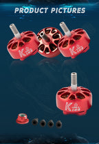 4PCS FLASHHOBBY KING K2306.5,2306 2550KV 2-4S/2300KV 2-4S/ 1900KV 3-6S Brushless Motor for RC FPV Freestyle Drones DIY Parts - CaptainRC
