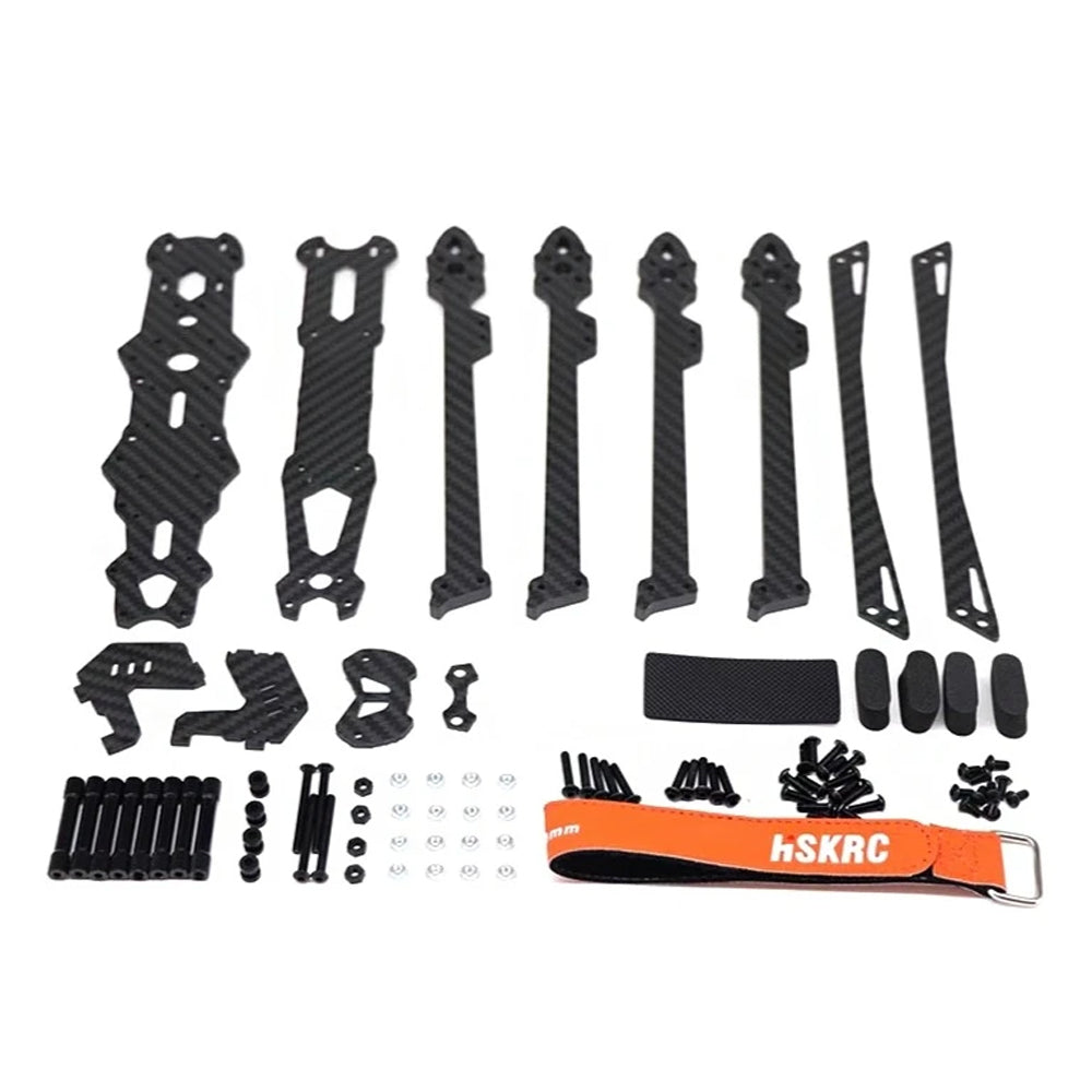 3K Carbon Fiber FPV Freestyle Racing Drone Frame Kit - CaptainRC