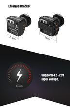 Foxeer Razer Mini HD 5MP 2.1mm M12 Lens 1200TVL Standard FPV Camera 4:3 16:9 NTSC/PAL Switchable 4ms Latency Camera - CaptainRC
