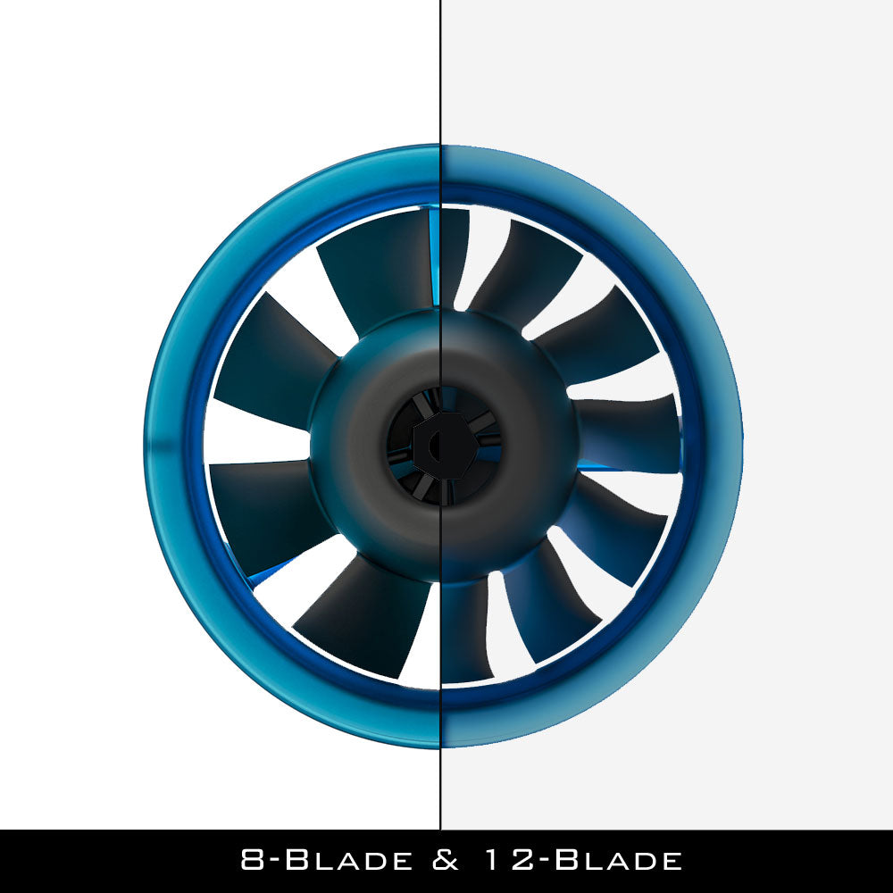 AEORC 40mm EDF 8 Baldes CCW/CW Ducted Fan - CaptainRC