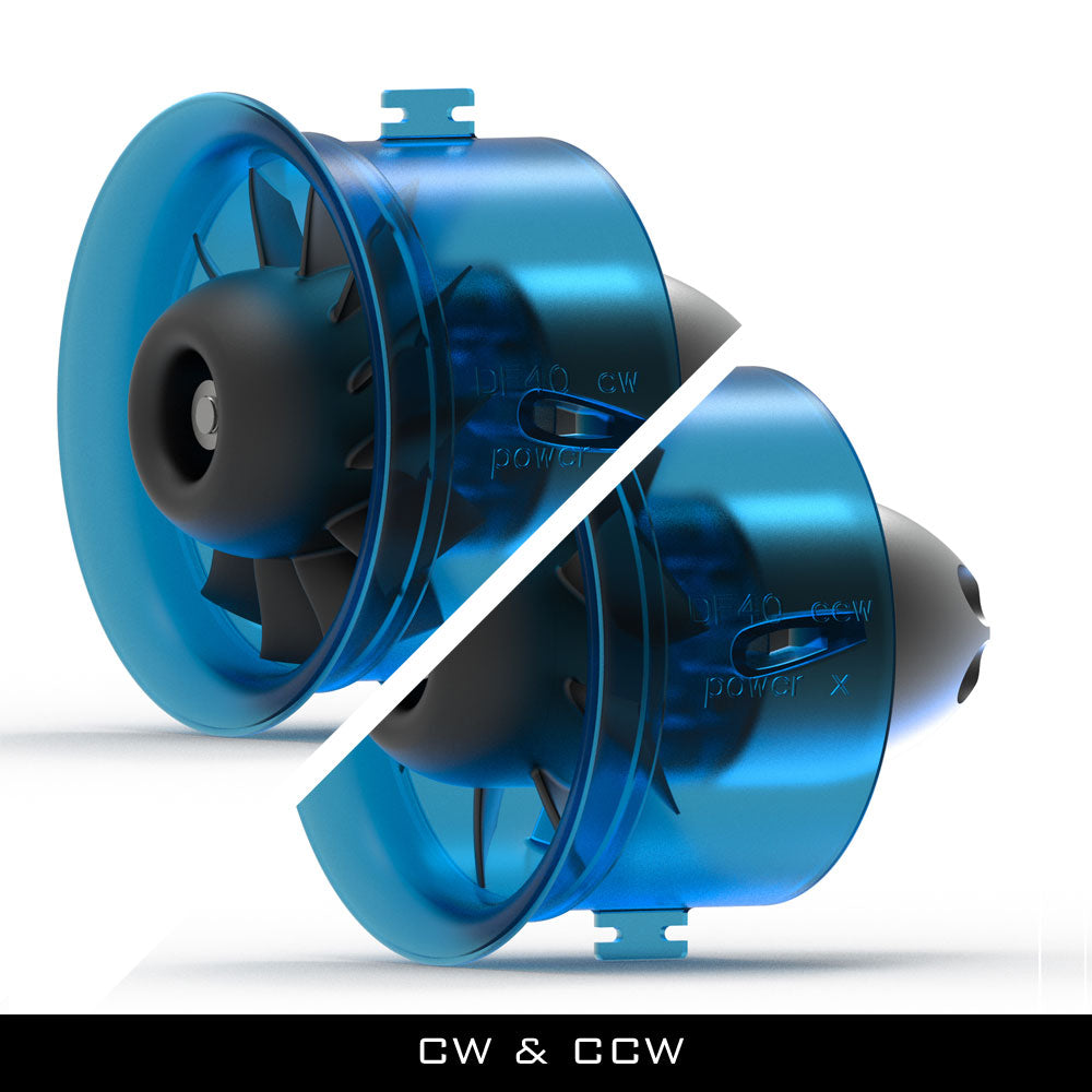 AEORC 40mm EDF 8 Baldes CCW/CW Ducted Fan - CaptainRC