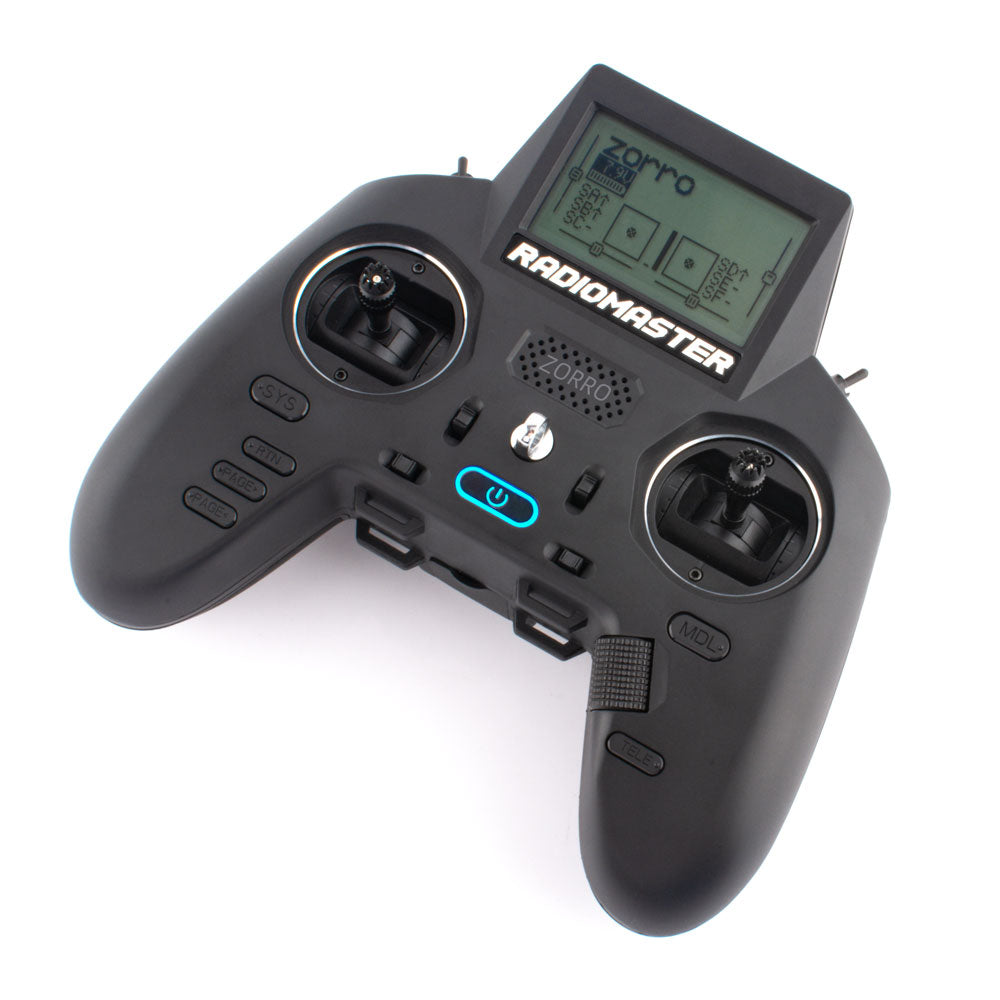 RadioMaster ZORRO 2.4Ghz 16CH CC2500 / 4 in1 / ELRS Hall Gimbal LCD Screen OpenTX Radio Transmitter for RC FPV Drone Mode1 Mode2 - CaptainRC