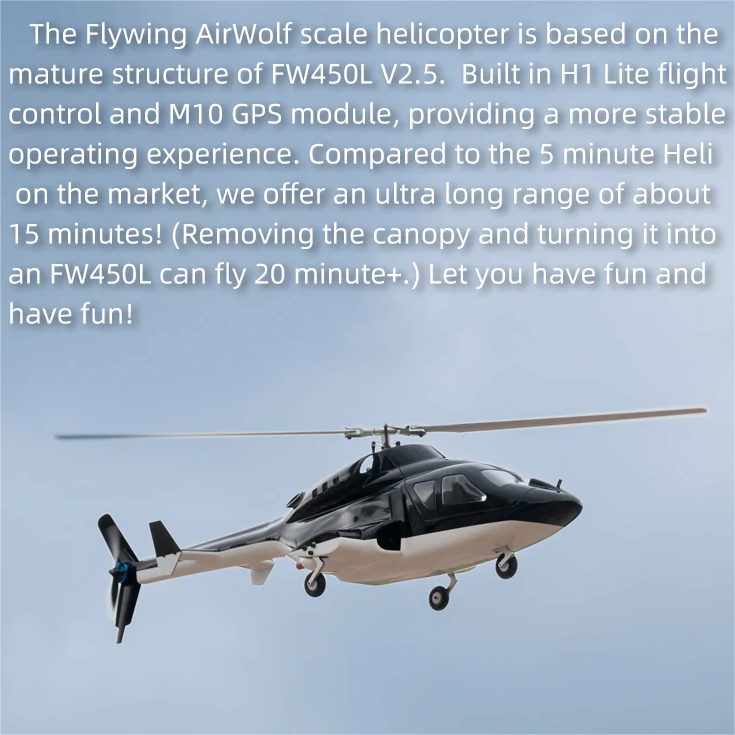 Fly Wing V2 FW450L RC Helicopter