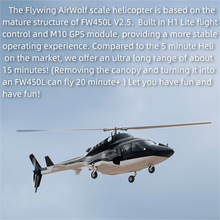 Carregar imagem no visualizador da galeria, Fly Wing V2 FW450L RC Helicopter