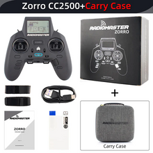 Carica l&#39;immagine nel visualizzatore di Gallery, RadioMaster ZORRO 2.4Ghz 16CH CC2500 / 4 in1 / ELRS Hall Gimbal LCD Screen OpenTX Radio Transmitter for RC FPV Drone Mode1 Mode2